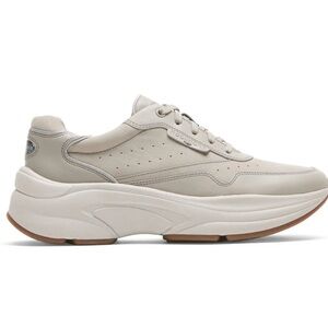 Rockport Cream Athletic Shoes with Breathable Upper